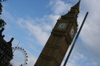 Big Ben and London Eye